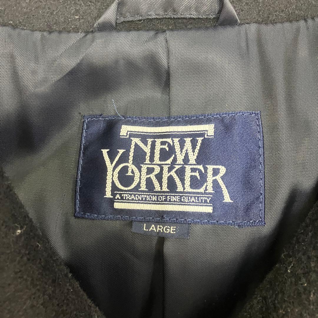 ニューヨーカー カシミヤ ウール ステンカラー バルマカーン コート