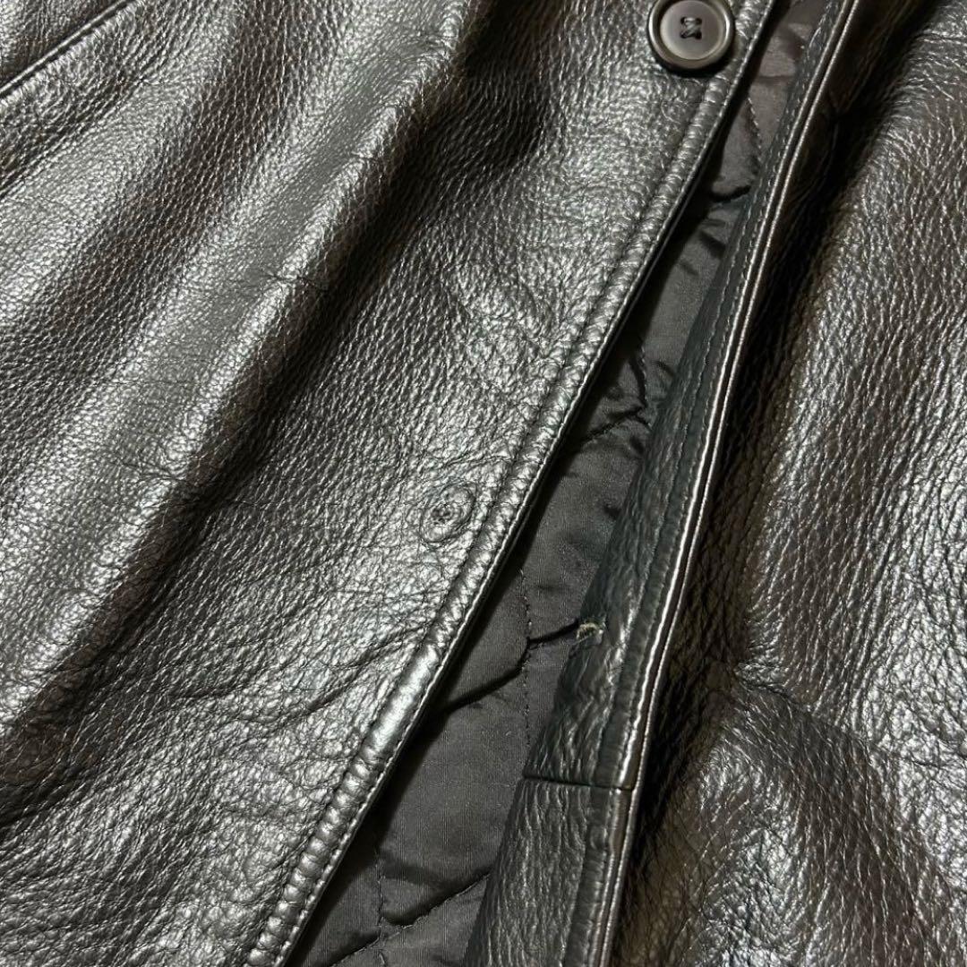 90's vintage カーコート (L) 本革 牛革 雰囲気抜群 常田 - メルカリ