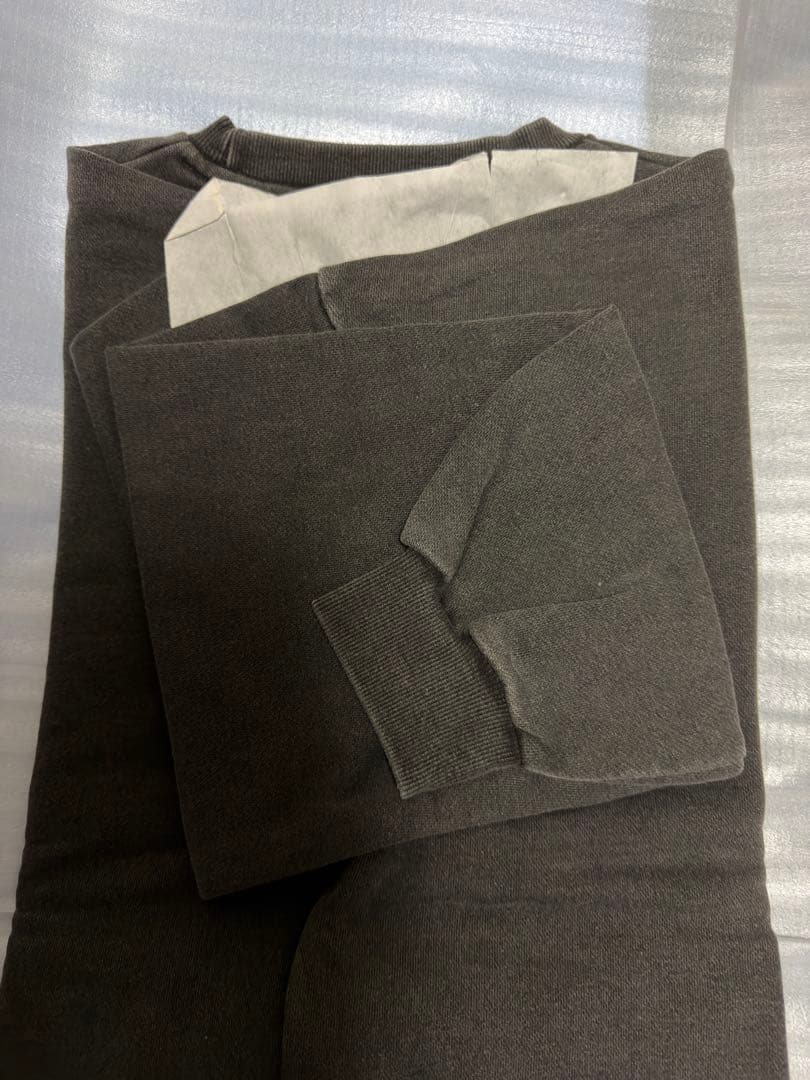 SiM ブラックルーズフィットスエットトレーナー　サイズL バンTタオルラババン