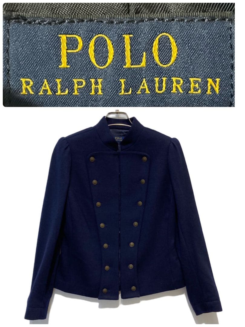ポロラルフローレン ナポレオンジャケット ネイビー 紺 - メルカリ