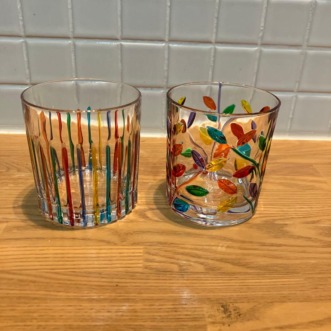 cc zecchin イタリア製 ベネチアングラス ペア - メルカリ