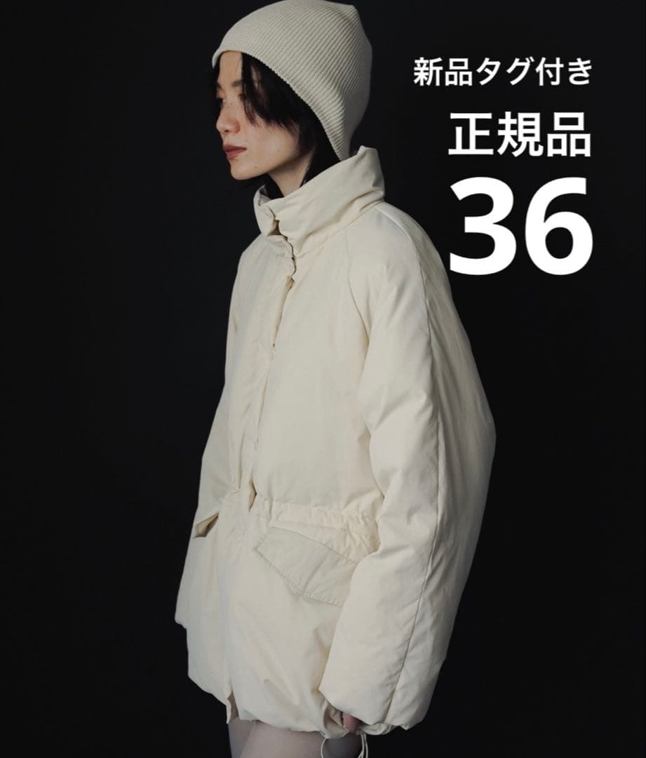 新品タグ付き】anuke Standcollar Down Coat 36 白 - メルカリ