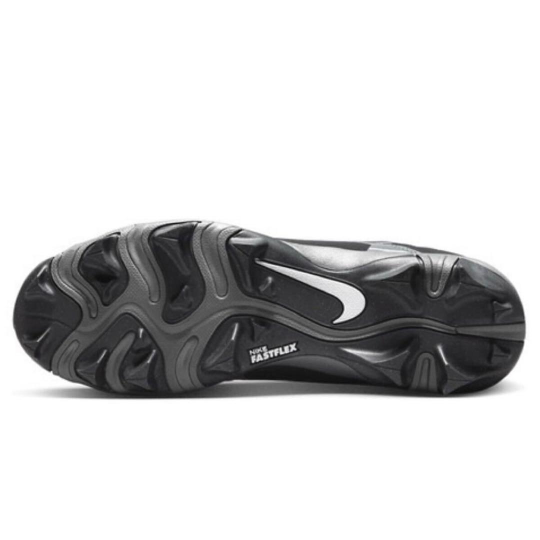 ナイキ 28 アルファメナス シャーク アメフト スパイク シューズ 靴 黒