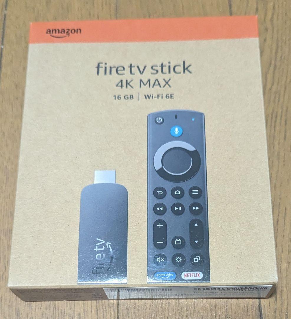 本日迄　Fire TV Stick 4K Max 最新モデル 新品未開封 Amazon Fire TV Stick 4K Max(マックス)