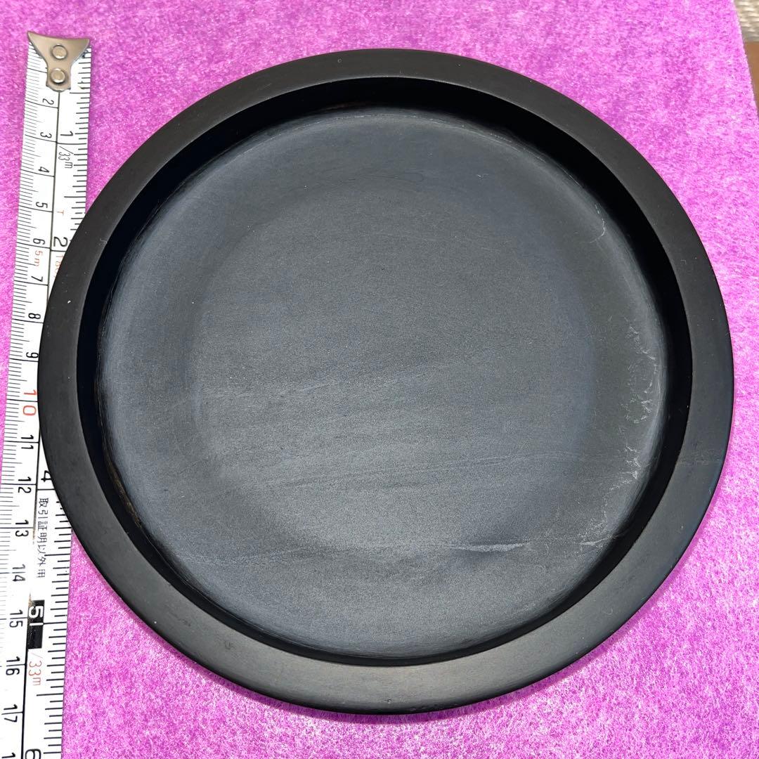 ⭕️雨端硯 五寸胴張丸硯 大型特殊研 直径150mm大 マニア - メルカリ