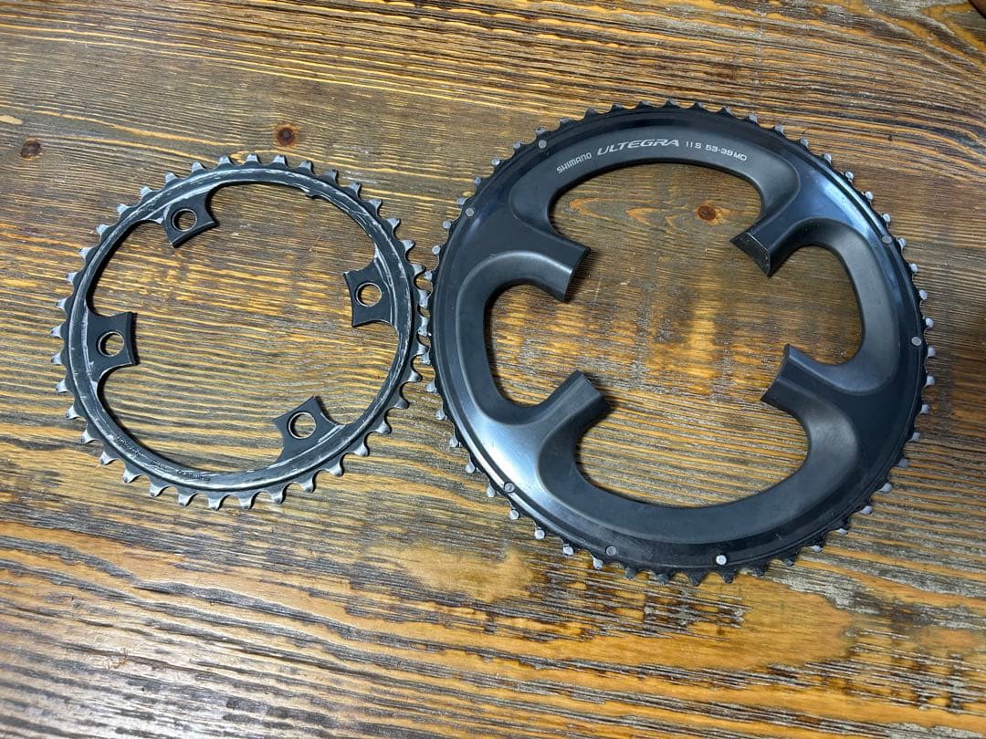 Shimano Ultegra 6800 11s チェーンリング 53T 39T - メルカリ