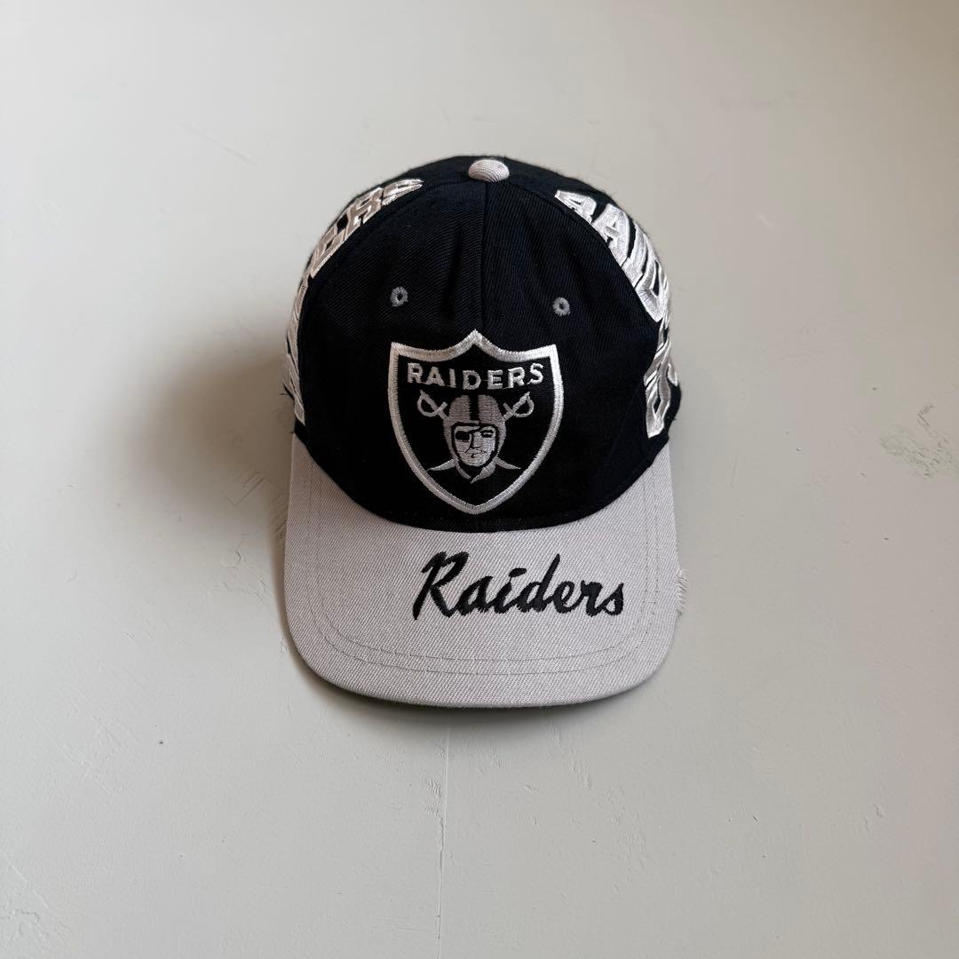 ゆ*き様 los angels NFL raiders 刺繍キャップ 90s ヴ - メルカリ
