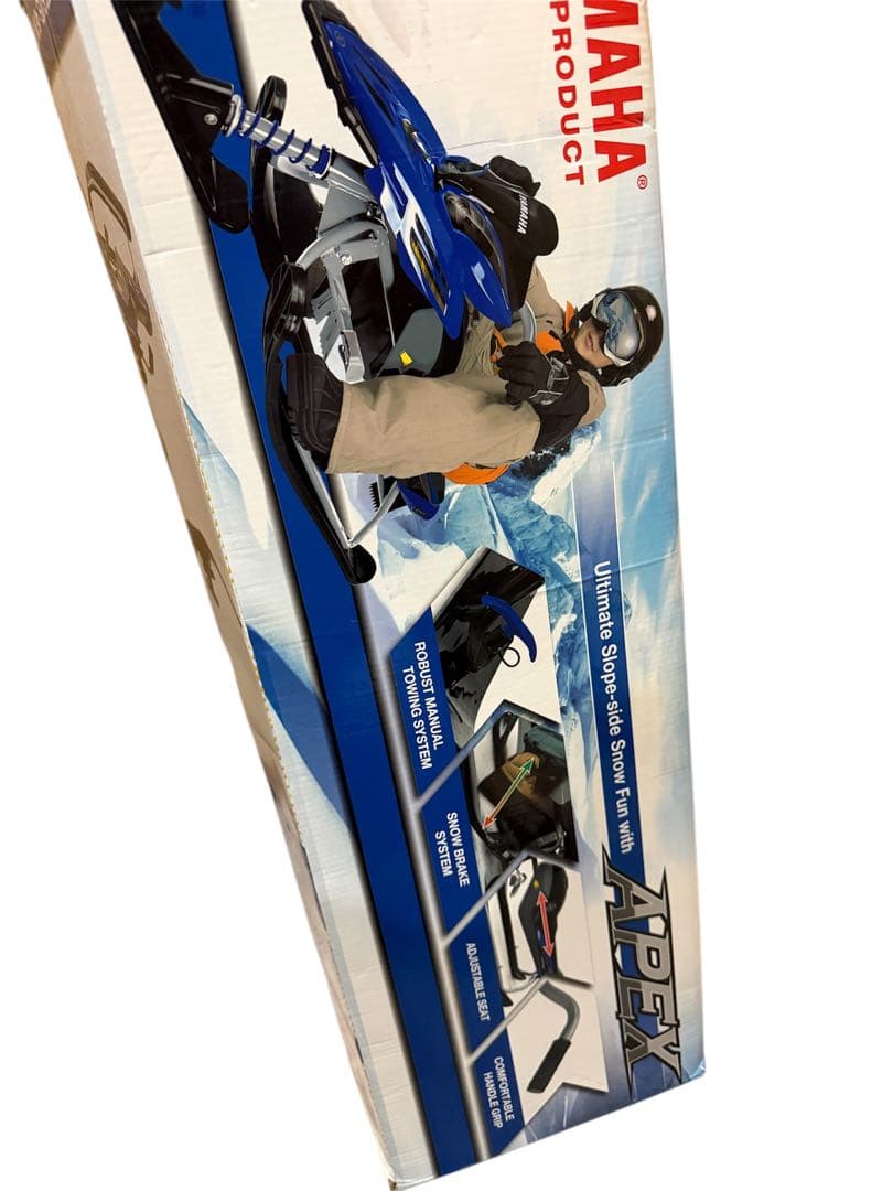 YAMAHA ヤマハ APEX スノーモービル型 ソリ 子ども用 - メルカリ