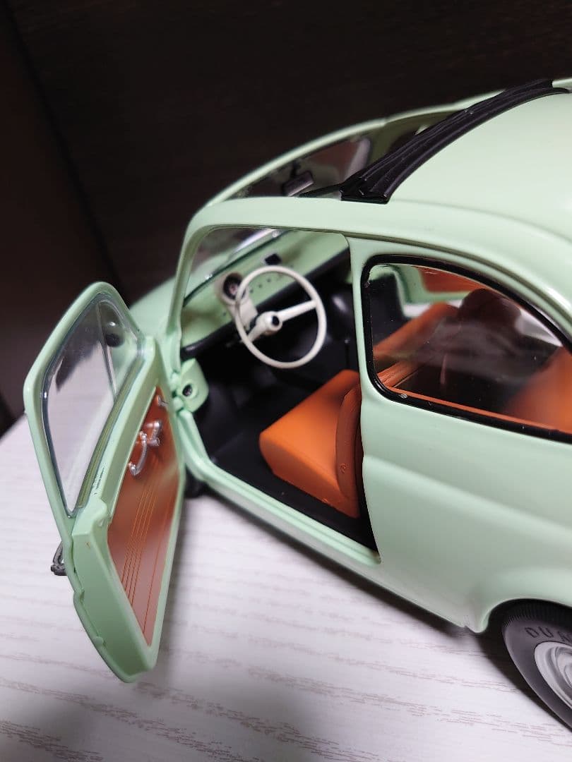 KK-Scale 1/12 フィアット 500 ダイキャスト フィギュア