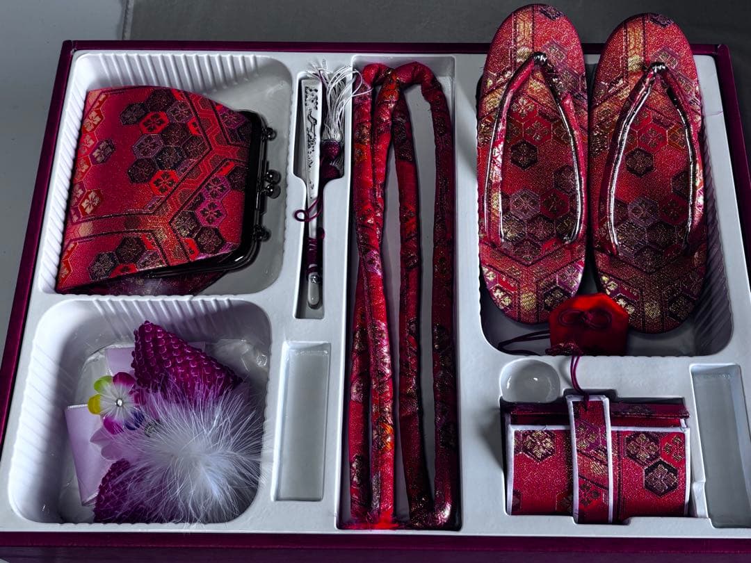 四つ身女の子着物•小物12点 ×2セット双子の姉妹様やご姉妹におすすめ‼️計24点