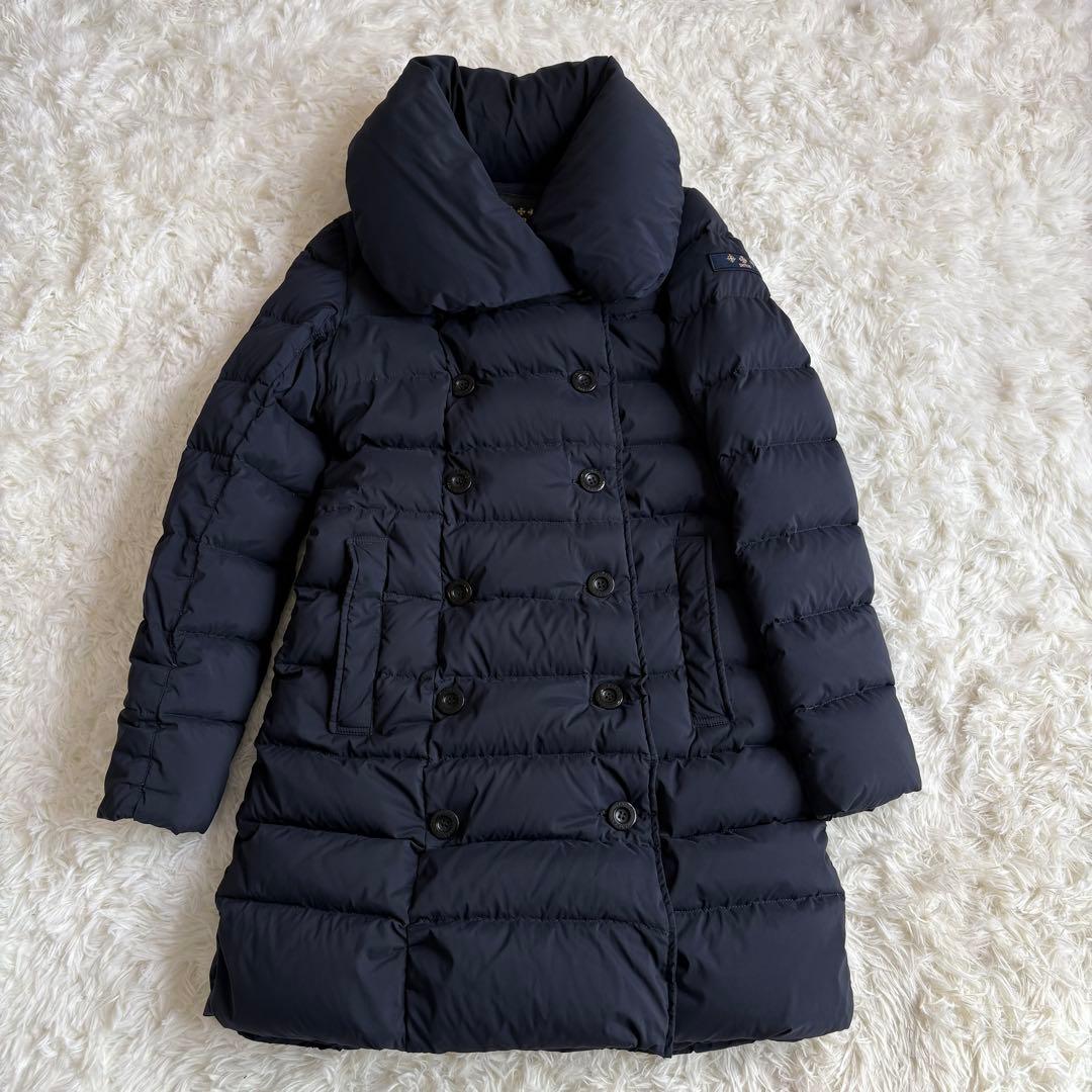 極美品 TATRAS 定価9.5万円 ダウンジャケット ネイビー 01 - メルカリ