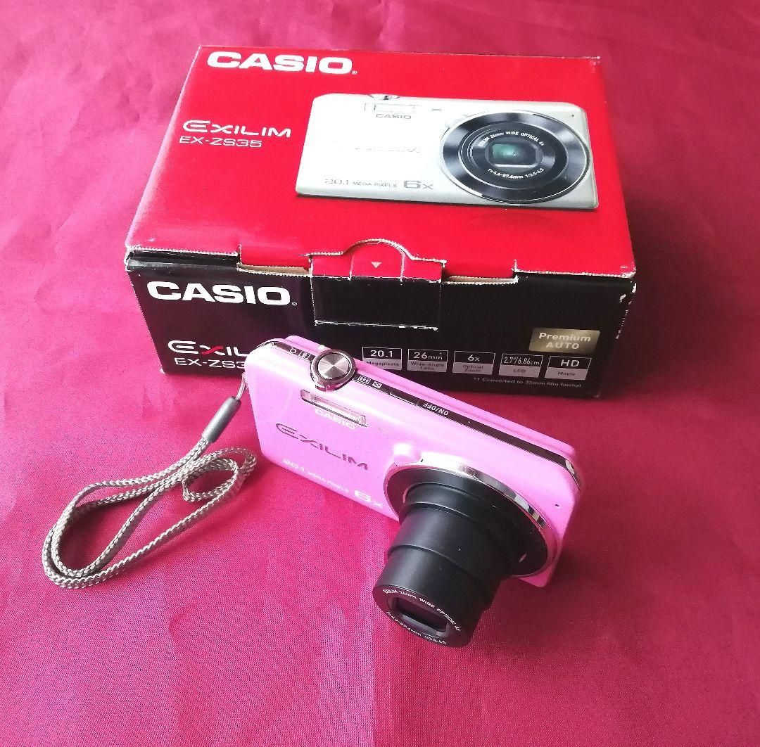 CASIO EXILIM EX-ZS35人気の ピンク （開封のみ未使用品） - メルカリ