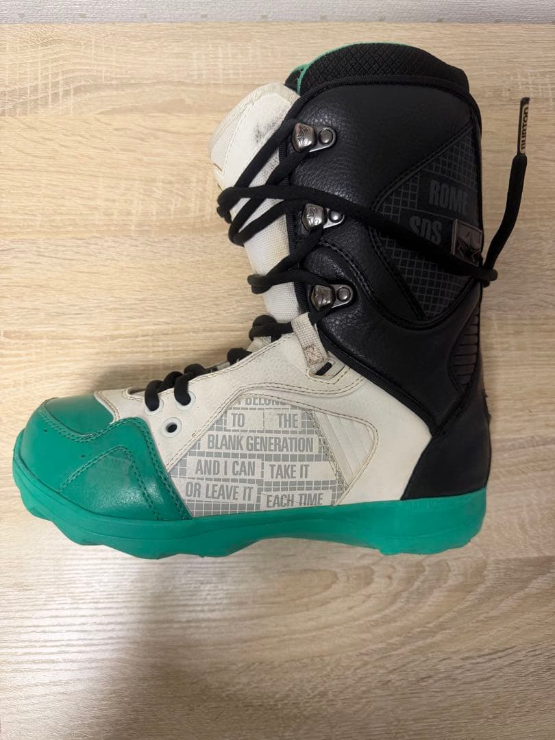 ROME SDS スノーボードブーツ 27cm ブラック 紐タイプ 中古 ROME SDS スノーボードブーツ 27cm ブラック 紐タイプ 中古 - メルカリ