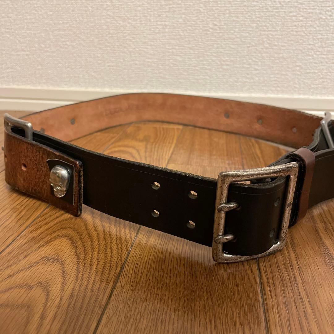 DSQUARED2 スカル ベルト|mercariメルカリ官方指定廠商|Bibian比比昂代