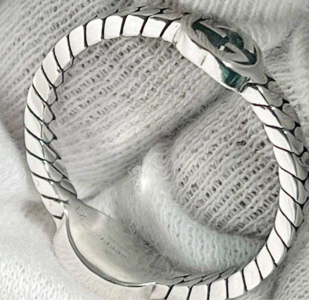 極美品‼️GUCCI 指輪 ダブルGチェーンモチーフリング 23号 - メルカリ