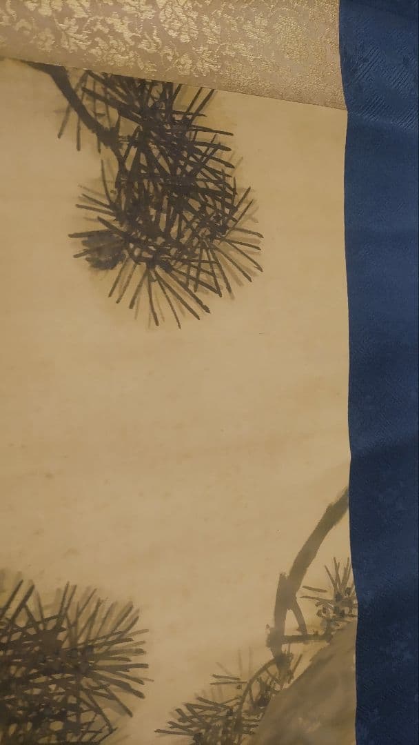 ご希望額まで値下げ～@動物日本画3本『猛虎・夫婦孔雀・猪』 絹本肉筆の掛軸