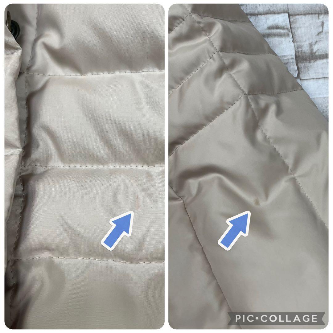 バーバリーロンドン☆ダウンジャケット ベージュ 大きいサイズ ノバ