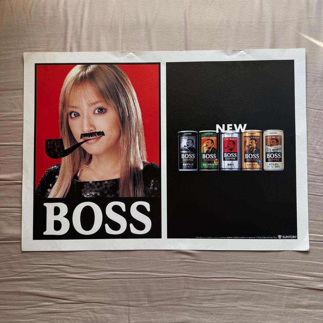 浜崎あゆみ ポスター サントリーBOSS缶 - メルカリ