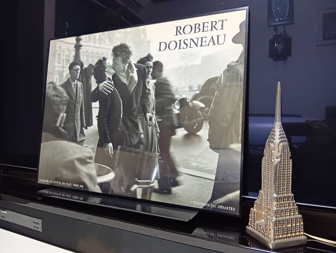 1980's ロベール ドアノー フランス製 パリ市庁舎前のキス ポスター