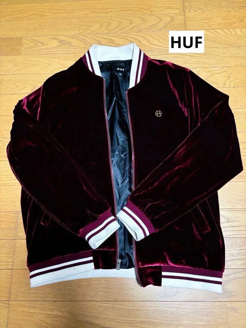 HUF WILD COCK BOMBER JACKET ベロア スカジャンオンライ