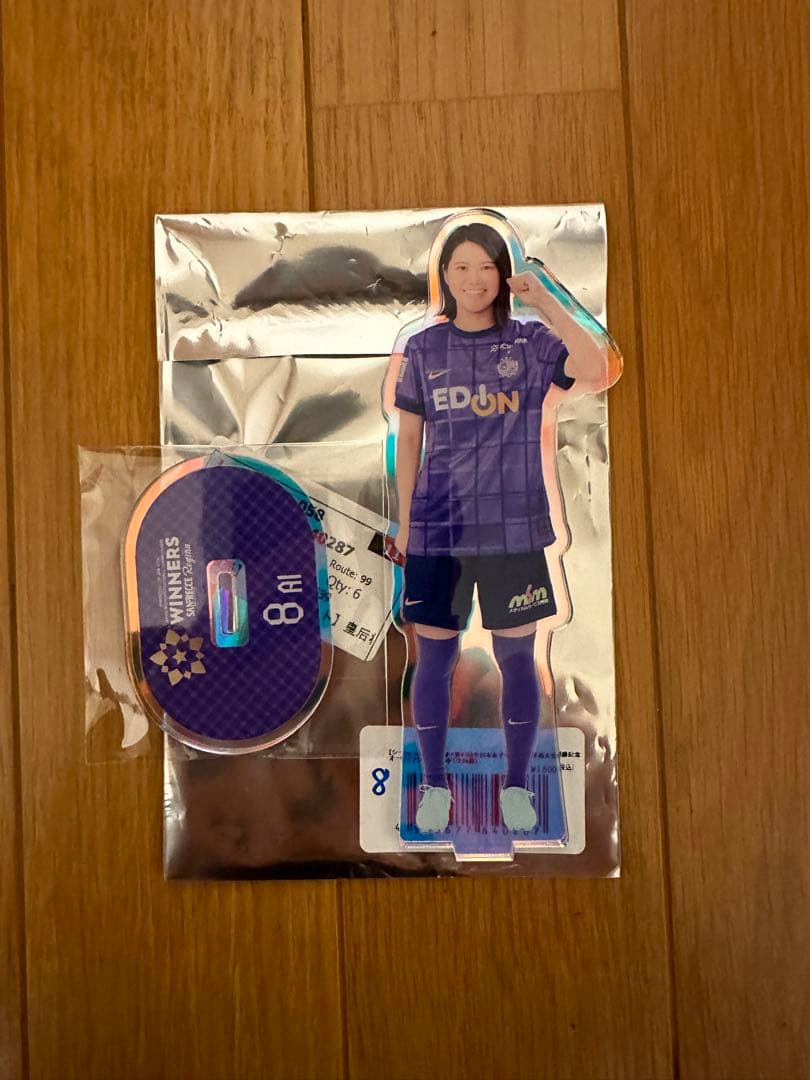 サンフレッチェ広島レジーナ 小川愛 8 皇后杯 優勝 記念アクリル