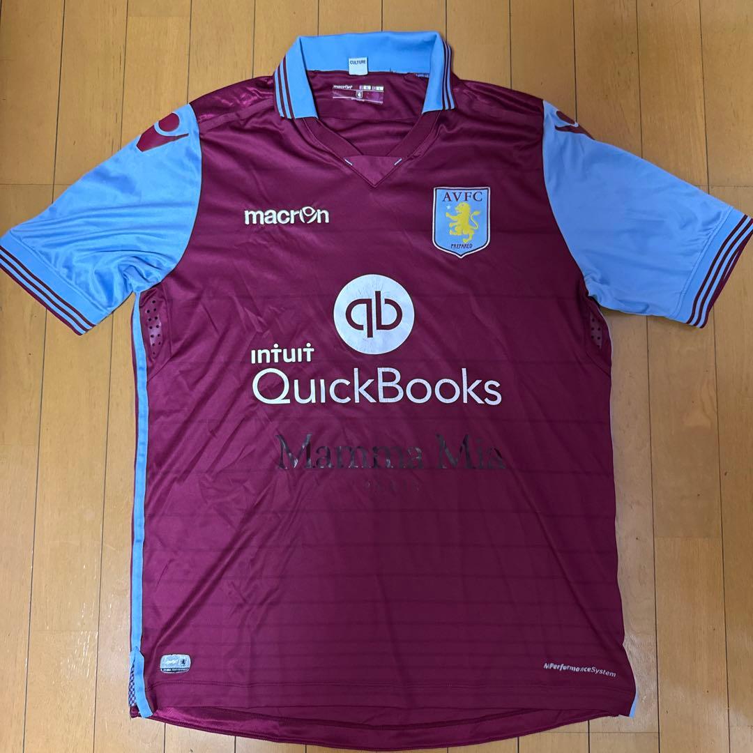 アストンヴィラ　サッカーシャツ アストンビラ 25-26 ホーム 半袖 ユニフォーム No.9 エリオット