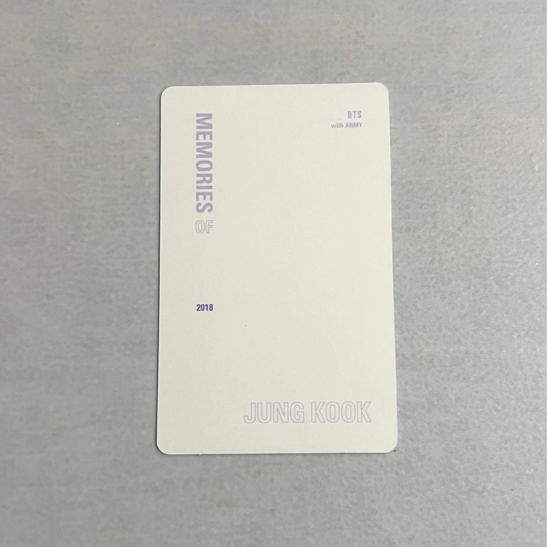 BTS MEMORIES 2018 Blu-ray DVD グク トレカ セット