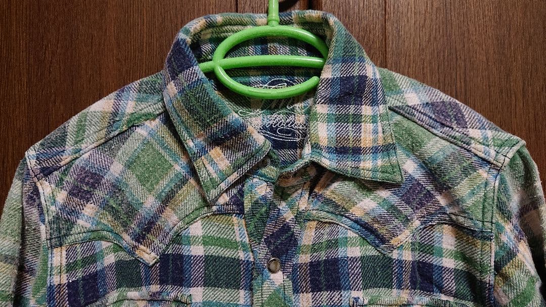 TMT チェック シャツ ネルシャツ Sサイズ グリーン TSH-S1405 - メルカリ