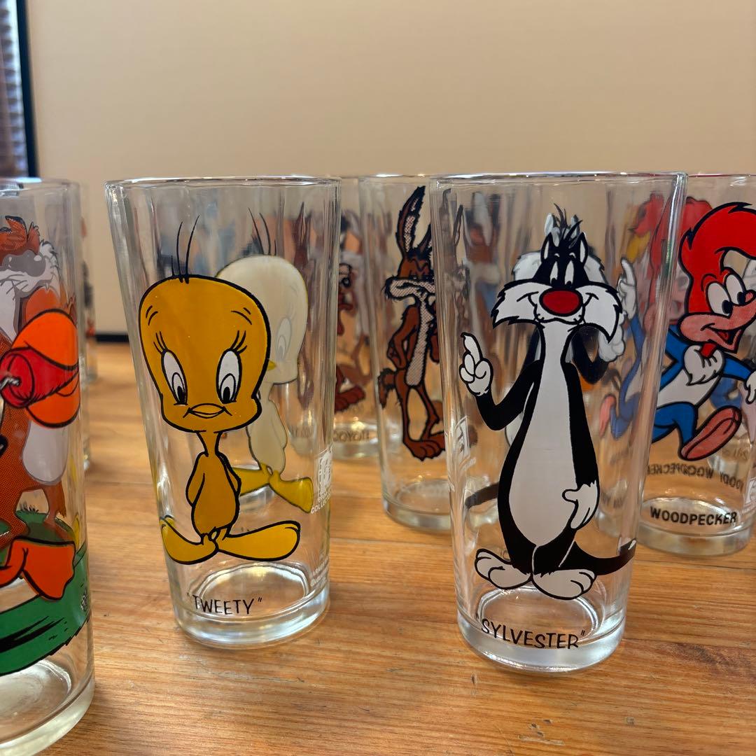 ルーニー・テューンズ PEPSI グラスセット 16個