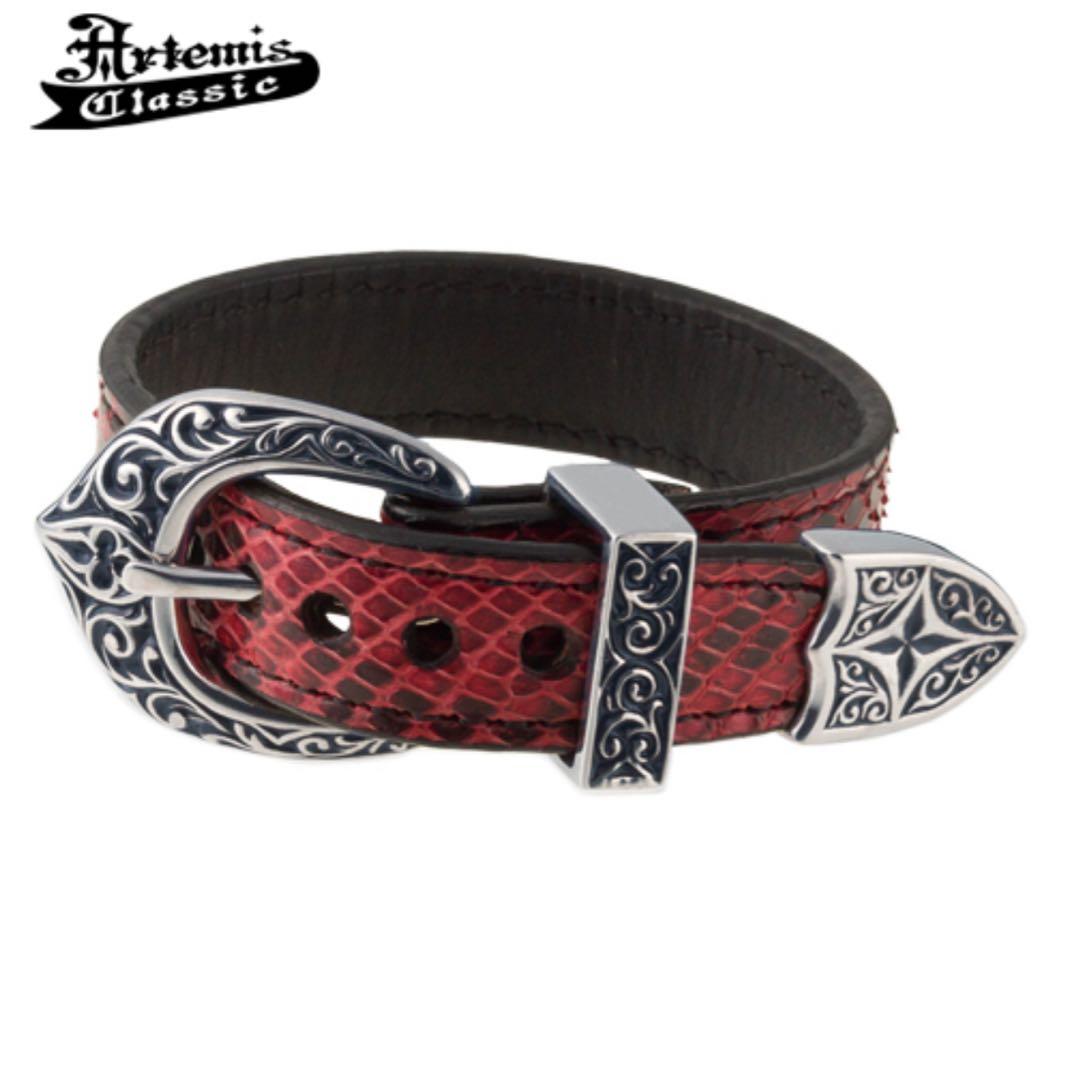 （専用）Artemis Classic レッドレザーブレスレット　レッドパイソン 楽天市場】ARTEMIS CLASSIC（ブレスレット｜メンズジュエリー