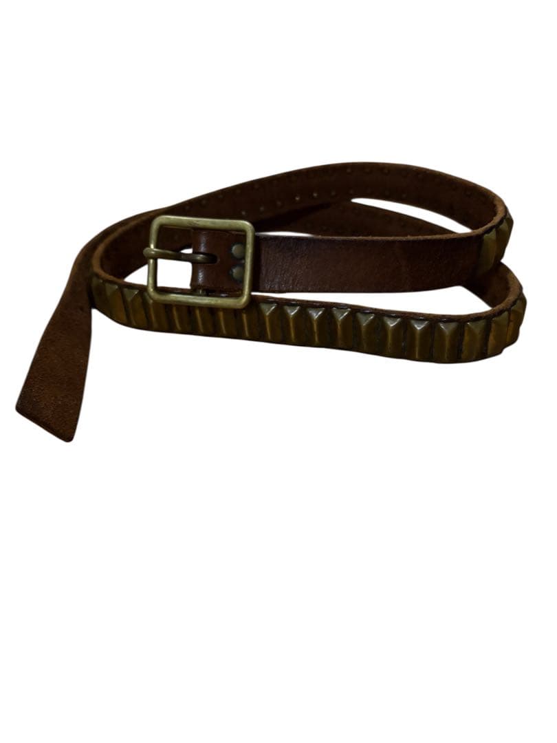 アンダーカバー　2006SS T期　スタッズベルト　茶 2026年最新】アンダーカバー スタッズベルトの人気アイテム - メルカリ