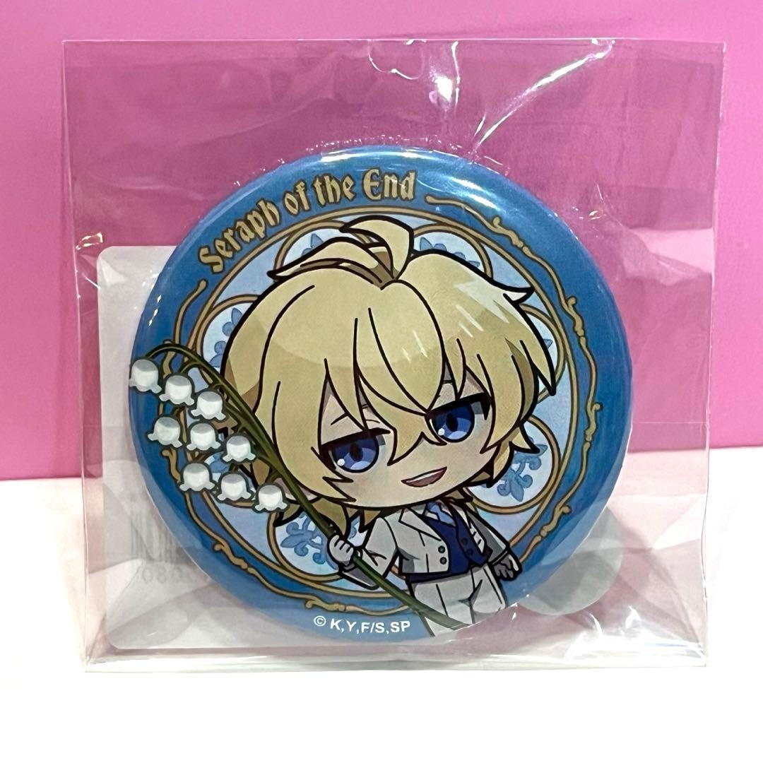 終わりのセラフ DMMスクラッチ 缶バッジ 百夜ミカエラ ミニキャラ