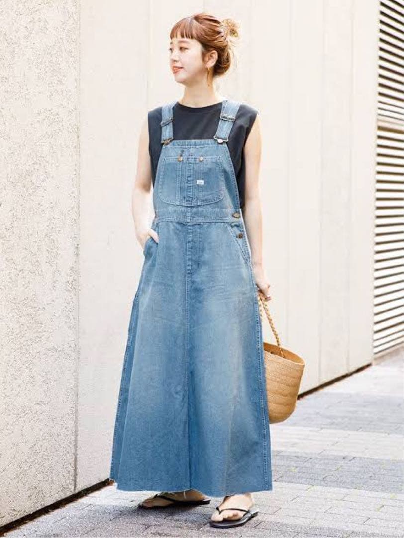 LEE リー 別注 MIYAKO.T デニムサロペットスカート 完売品 - メルカリ