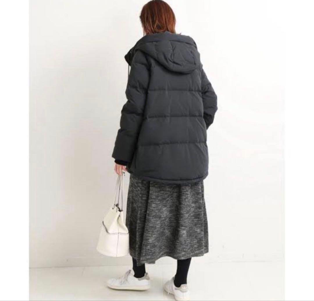 ☆美品☆イエナ 定価38,500円 フーデットショートダウン 36 ブラック