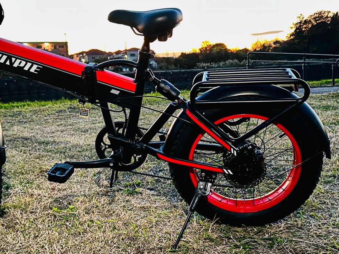 SUYIE 電動アシスト自転車 赤黒 動作確認済み - メルカリ