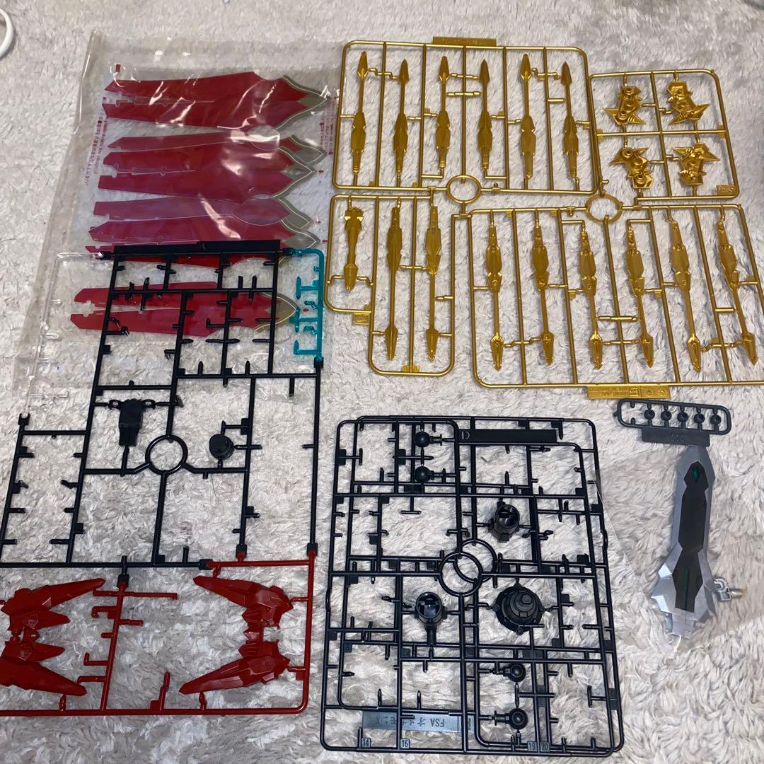 【塗装済】バンダイ　オメガモンX抗体　プラモデル　完成品　ジャンク