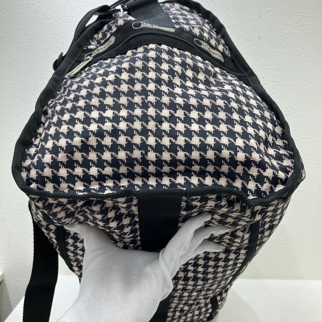 1880 良品 LeSportsac ボストンバッグ 2way 千鳥柄 - メルカリ