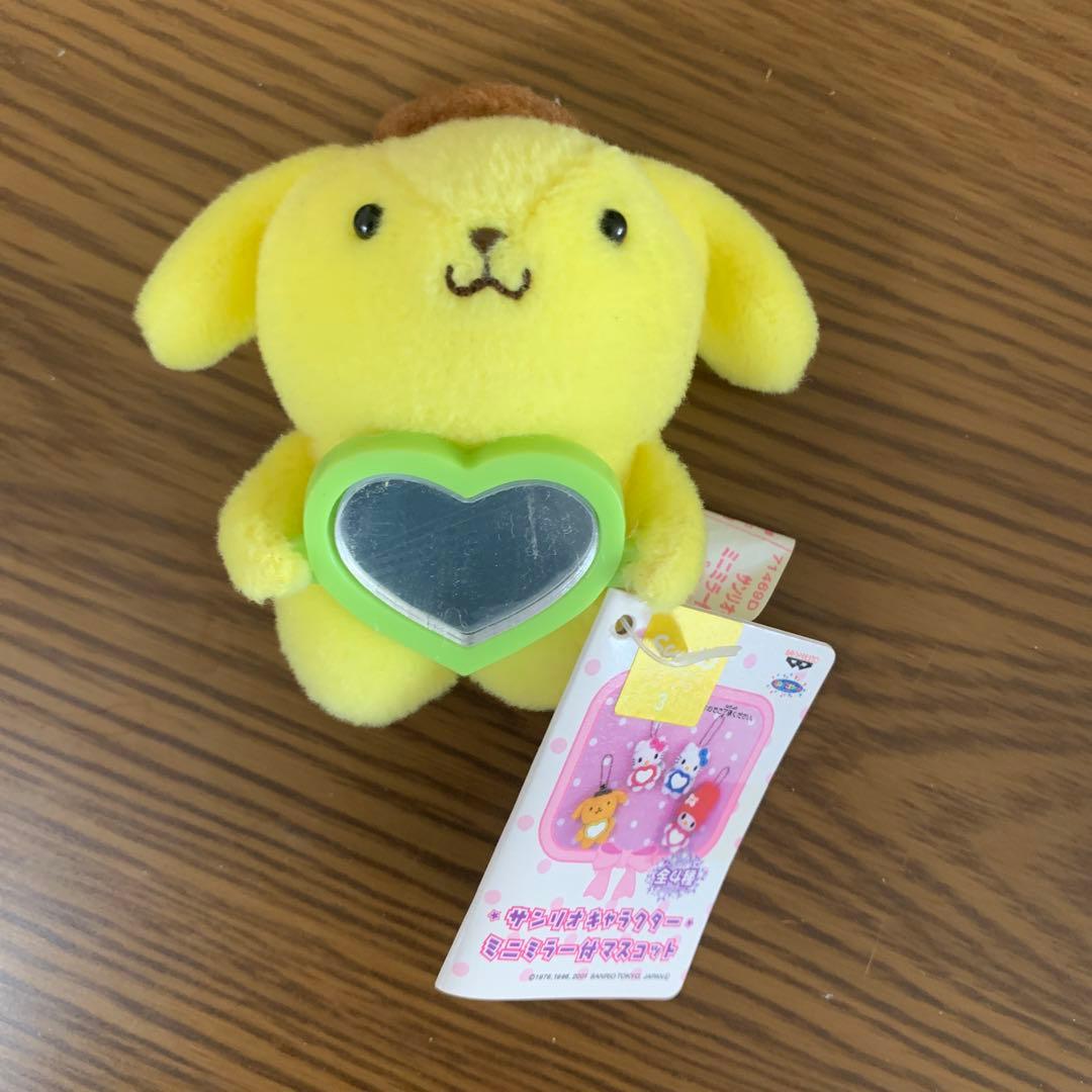 エンジェル　ポムポムプリン　天使　マスコット　ぬいぐるみ　バンプレスト