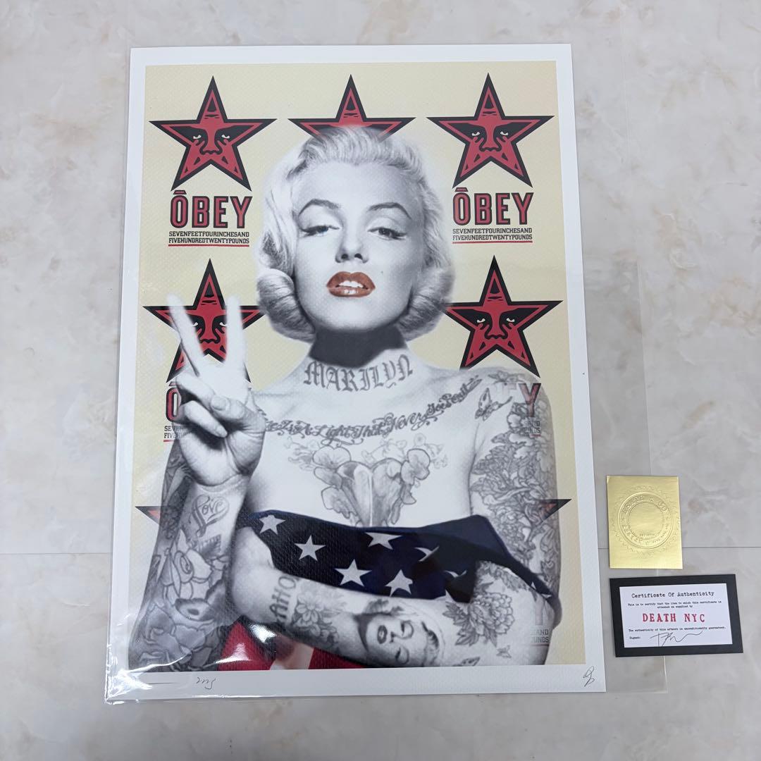 DEATH NYC マリリンモンロー 現代アート 直筆サイン - メルカリ