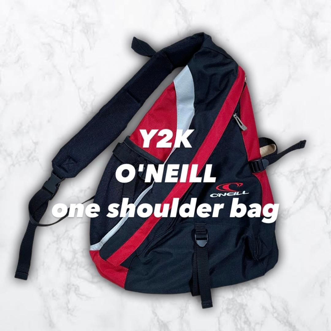 y2k】O'NEILL オニール ワンショルダーバッグ 赤 OLD 90s - メルカリ