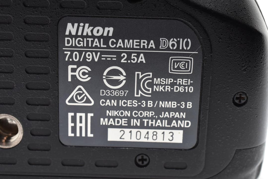 □極上品□ ニコン D610 デジタル一眼 #D064 - メルカリ