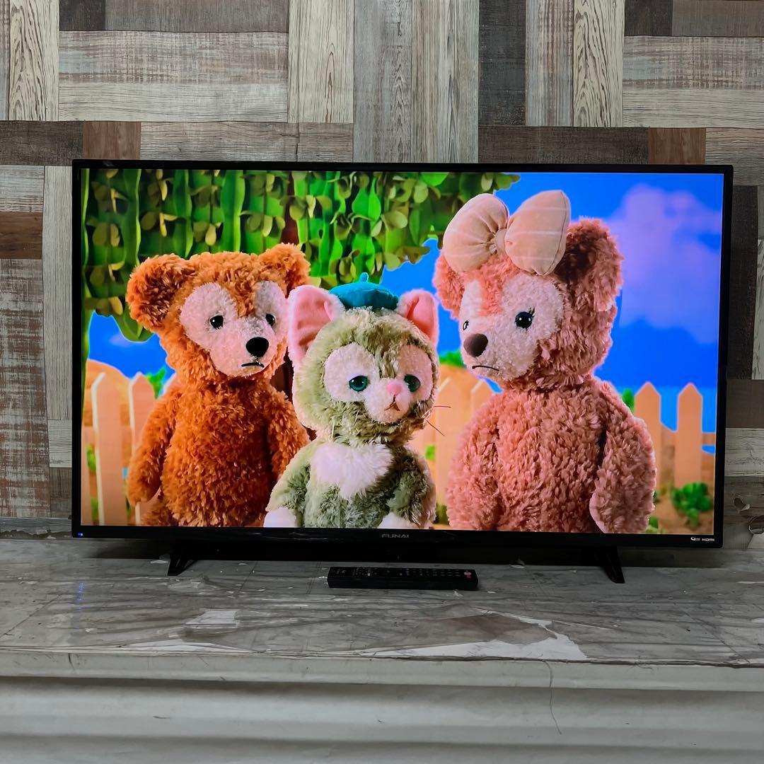 即日受渡❣️全国送フナイ4K43V型地上・BS・110度CSテレビ外付HDD対応