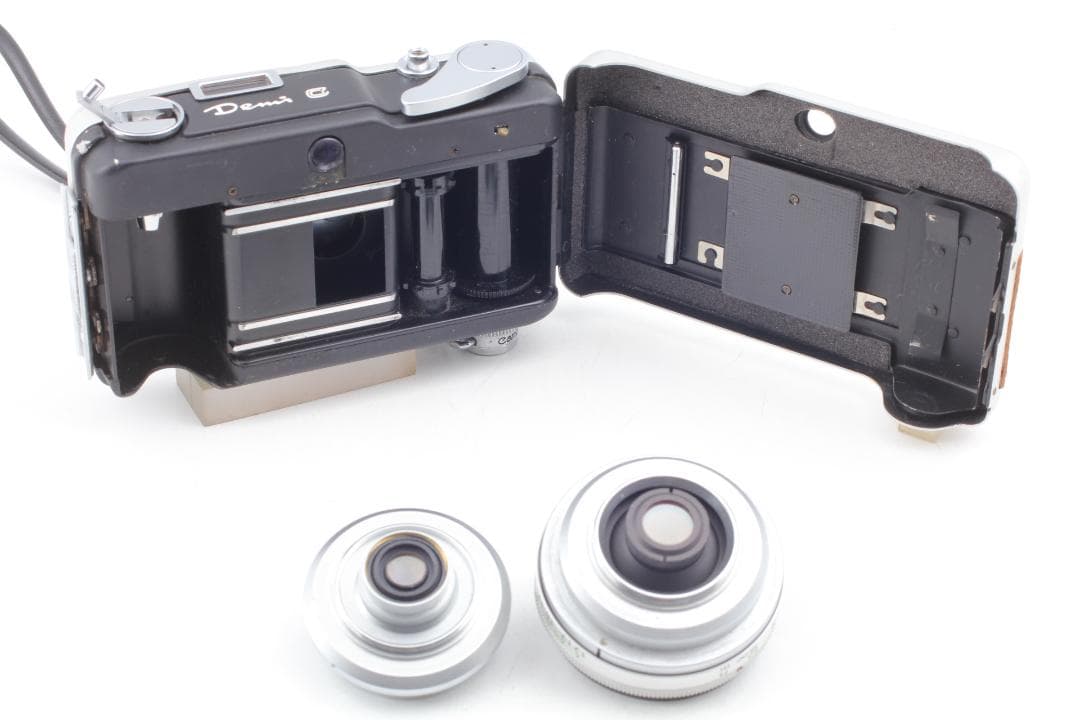 美品 整備済】オーカー色 Canon Demi C 50&28mm #1145 - メルカリ