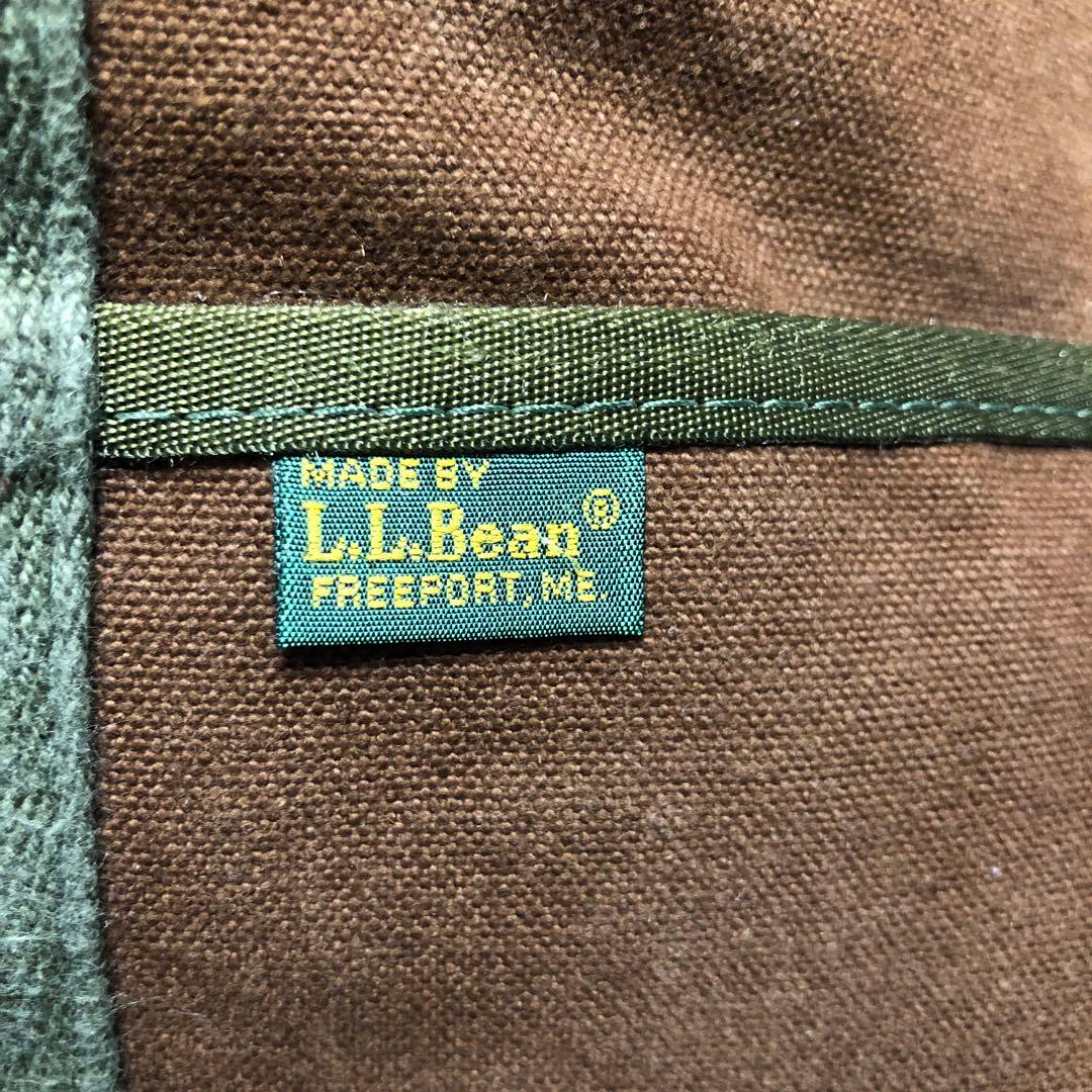 L.L.Bean キャンバス トートバッグ レザーハンドル ヴィンテージ