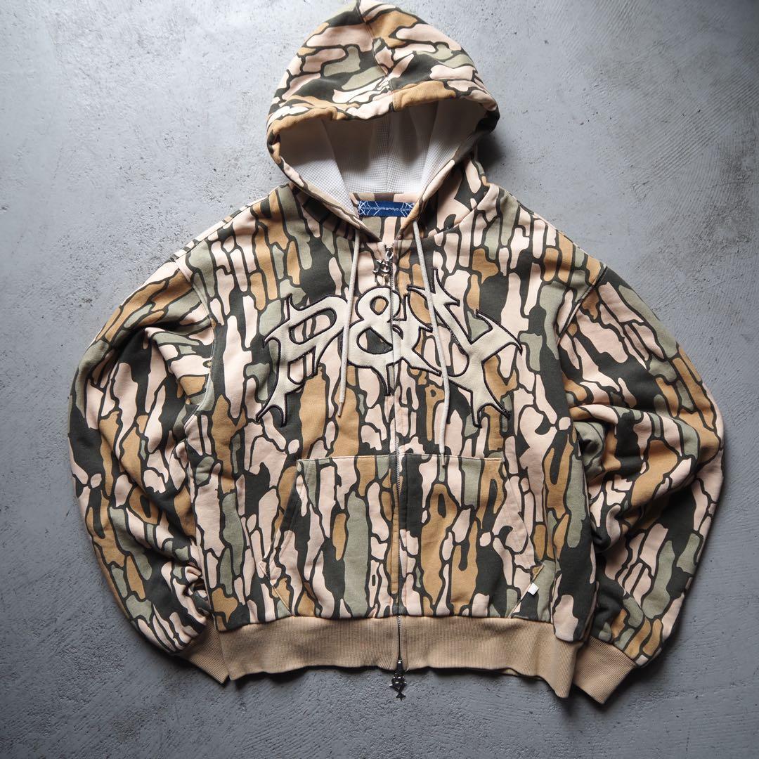 punkandyo zip hoodie ジップ パーカー M