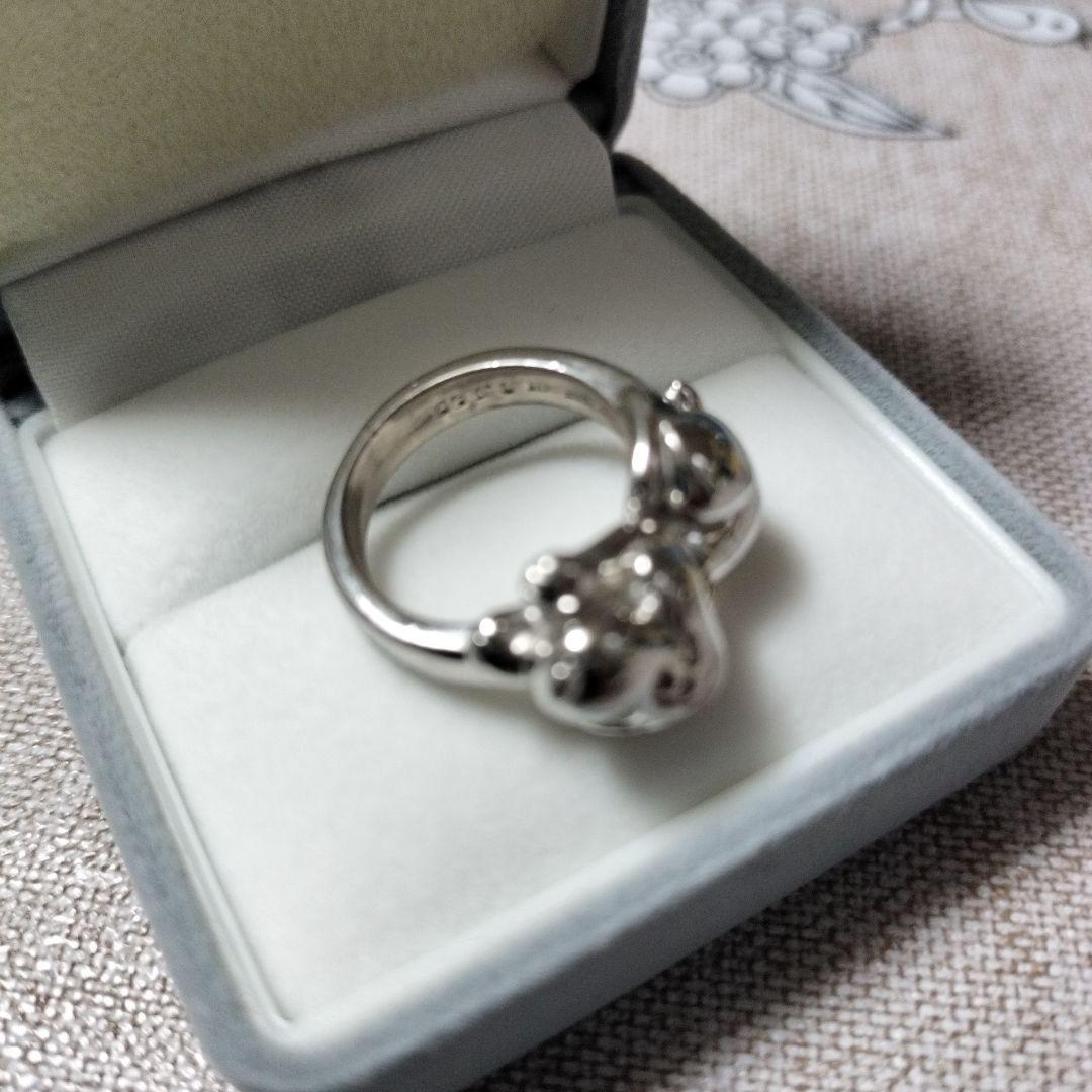 k18　シルバー　0.25ct　スヌーピーリング　#7