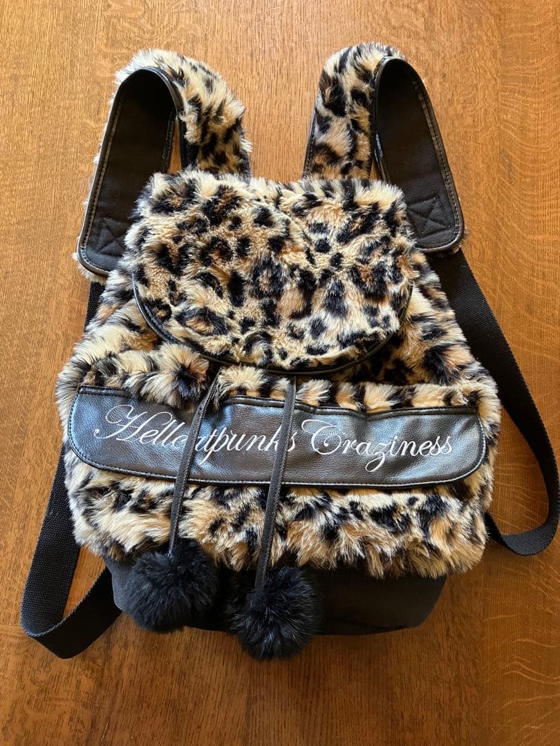 HELL CAT PUNKS ヘルキャットパンクス 豹柄リュック - メルカリ