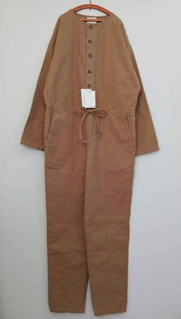 ウィムガゼット※厚手 コットン オールインワン パンツ※新品※定価¥35,200 コットンヘンプデニムオールインワン | Whim Gazette(ウィム ガゼット