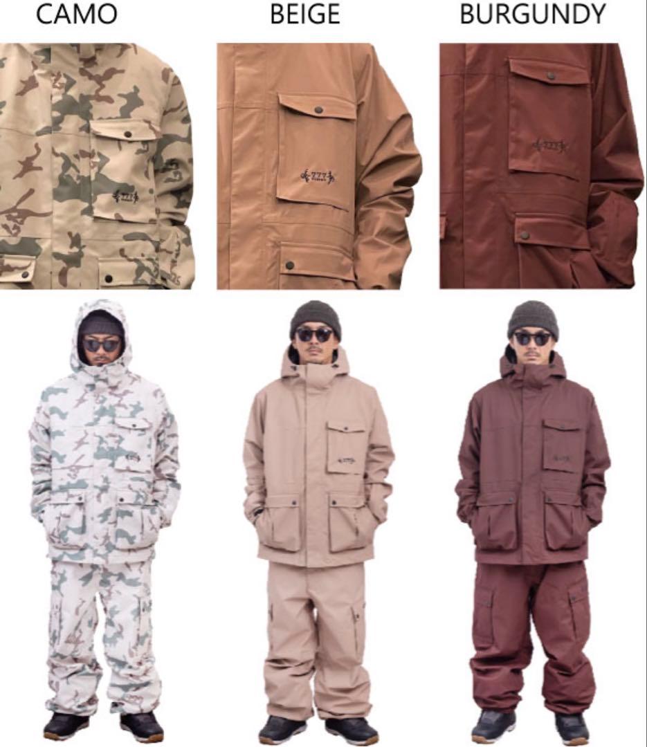 スノーボードウェアセット　NOMADIK ノマディック　カモフラージュ XXL スノーボードウェアセット NOMADIK ノマディック カモフラージュ XXL