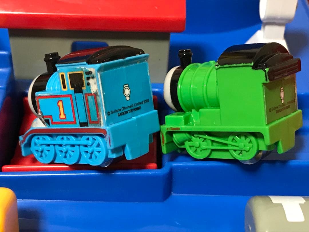 知育玩具　7点セット　アンパンマン　トーマス　木製玩具